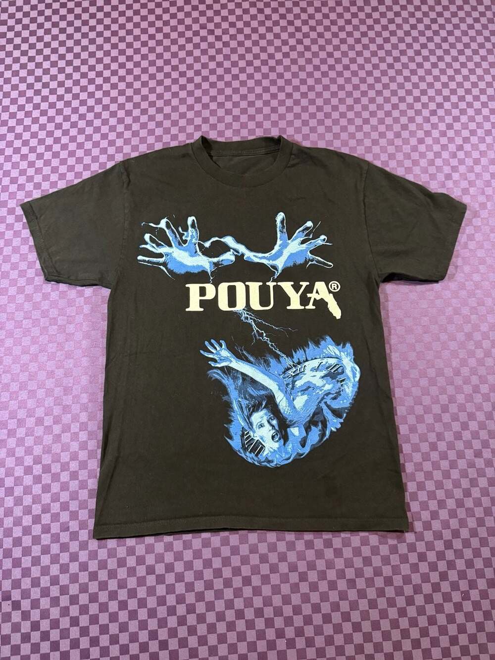 POUYA Grey Day Shirt black
